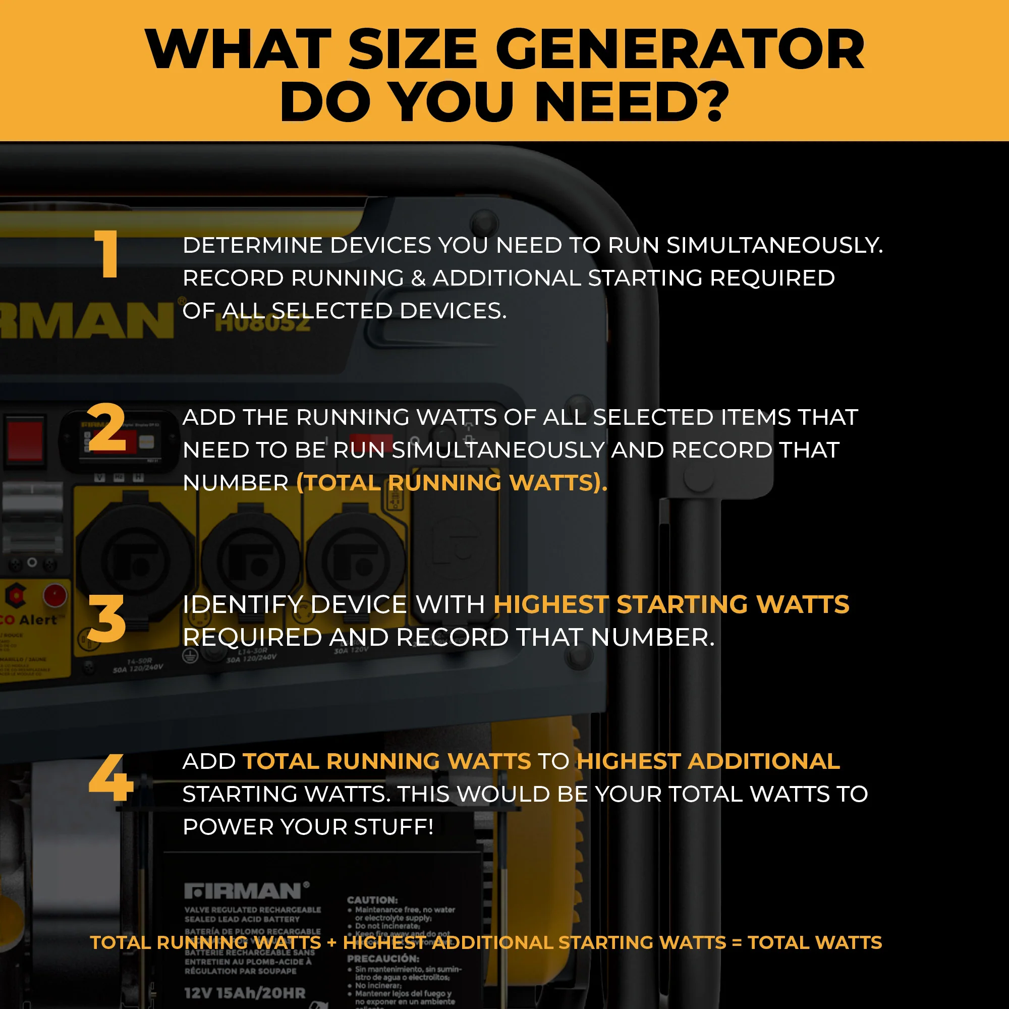 Dual Fuel Portable Generator 10000W Electric Start 120/240V with CO alert - Image 11