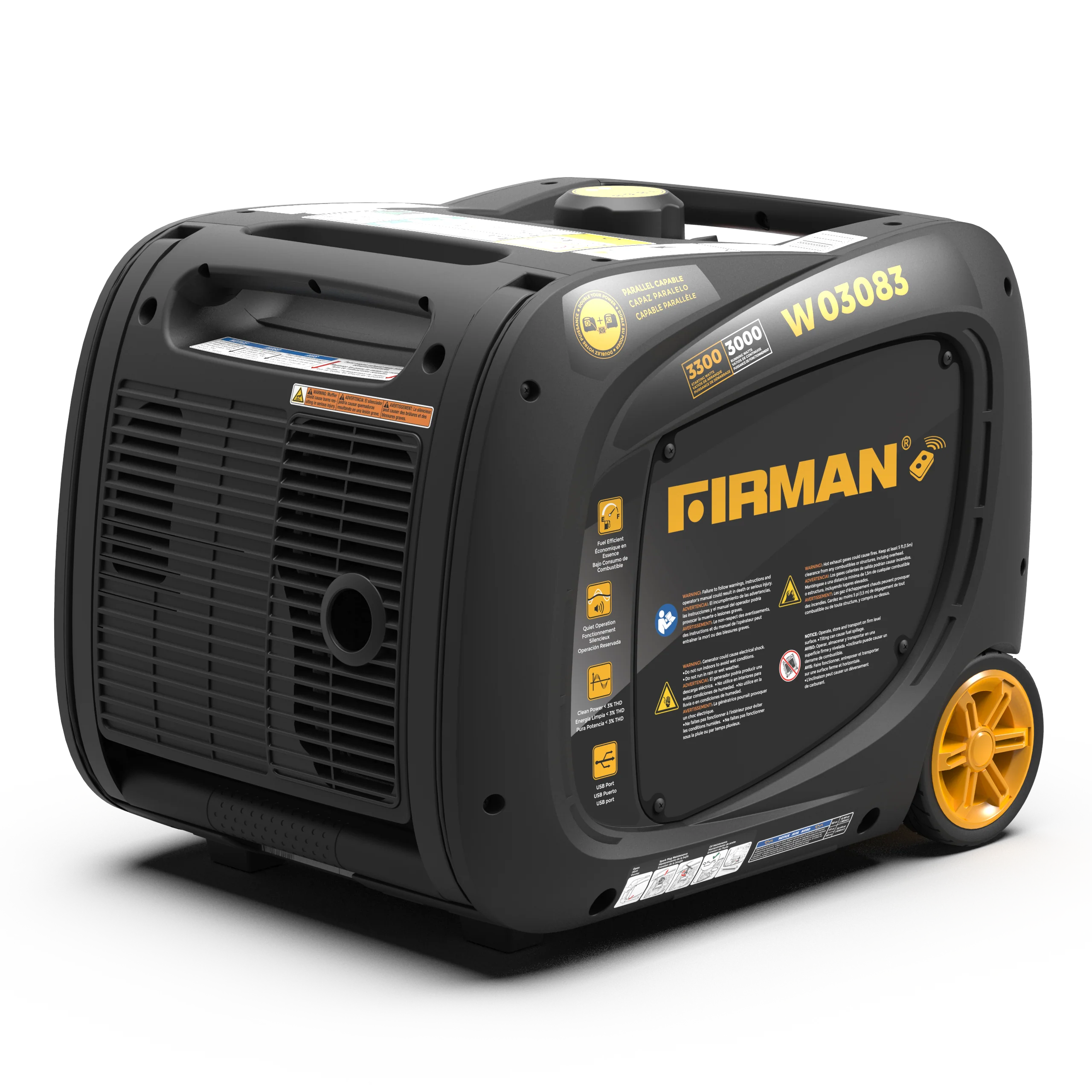 Inverter Portable Generator 3300W Remote Start - Image 8